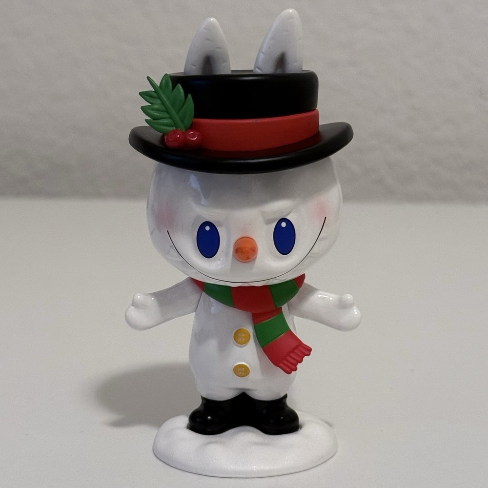 Pop Mart Labubu The Monsters Lets Christmas Together Snowman Figure
